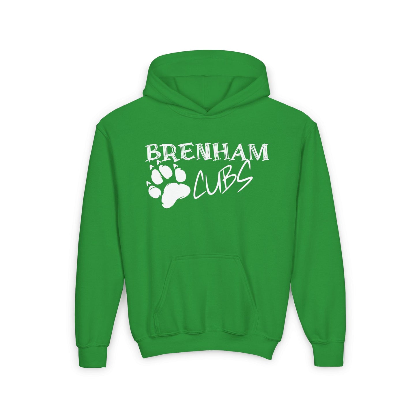 Brenham Cubs w/Claws Youth Heavy Blend Hoodie