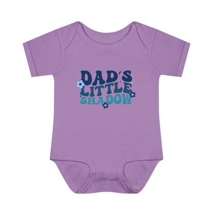 Dad's Little Shadow Infant Baby Rib Bodysuit