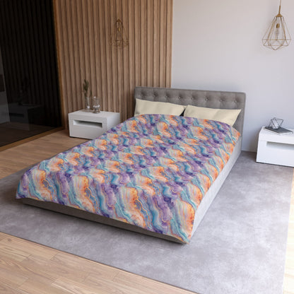 Dreamwave Marble Microfiber Duvet Cover