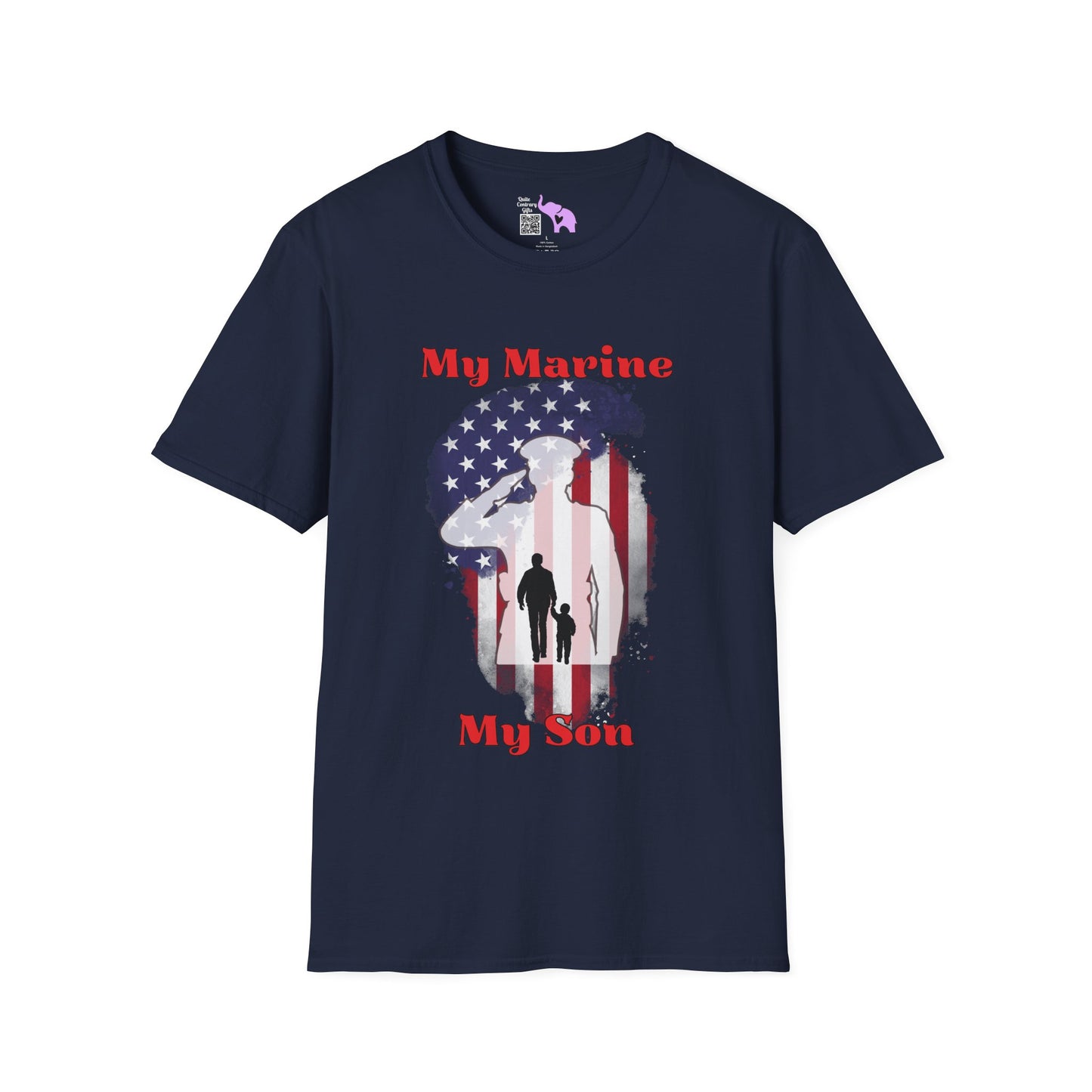 My Marine My Son (Dad) Adult T-shirt