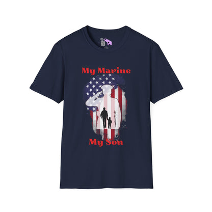 My Marine My Son (Dad) Adult T-shirt