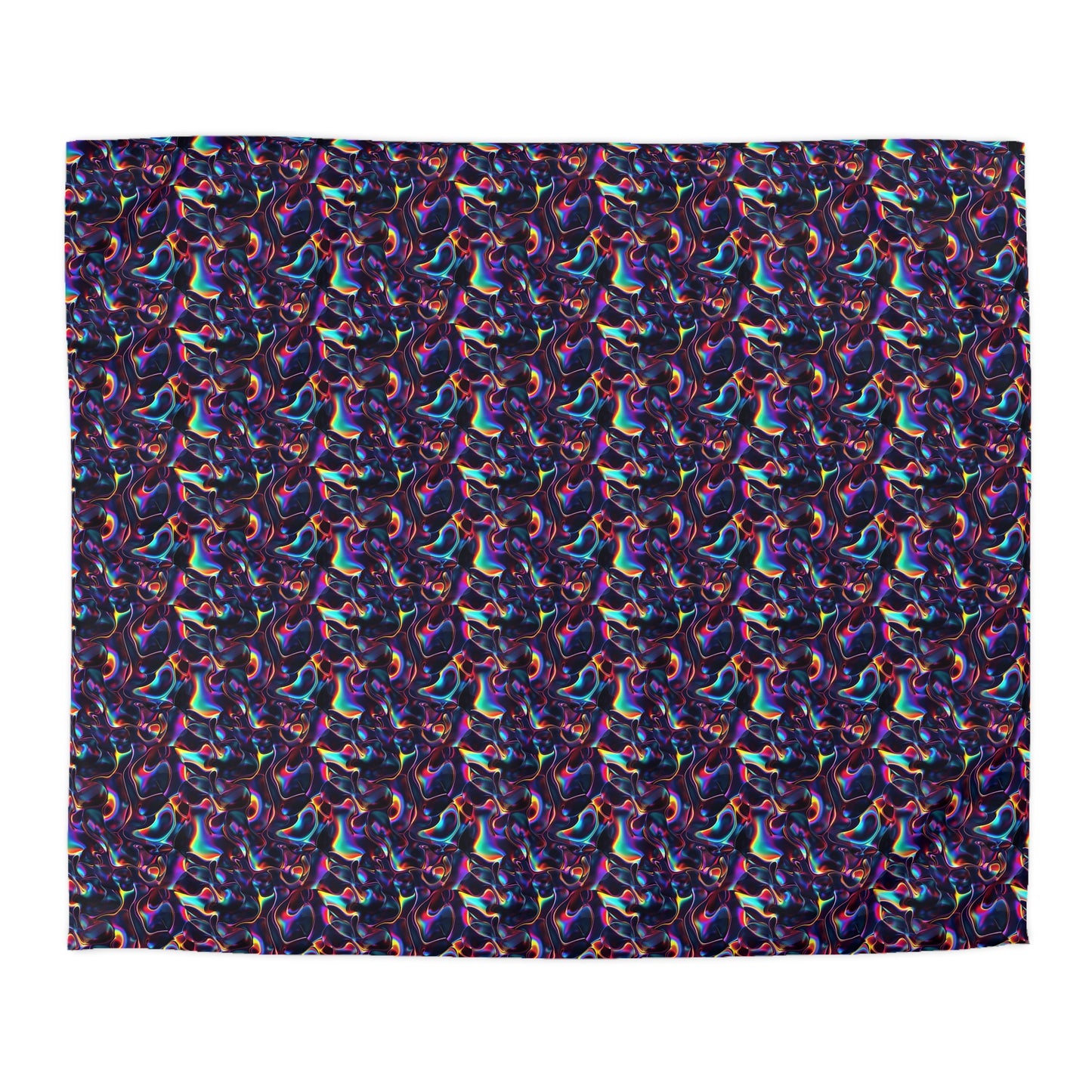 Holographic Mirage Duvet Bedding Set