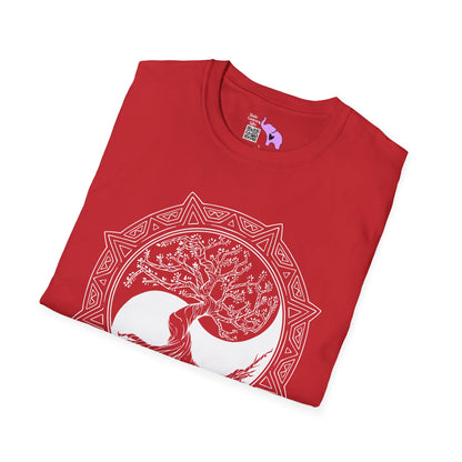 Tree of Life Yin Yang 6 Adult T-shirt