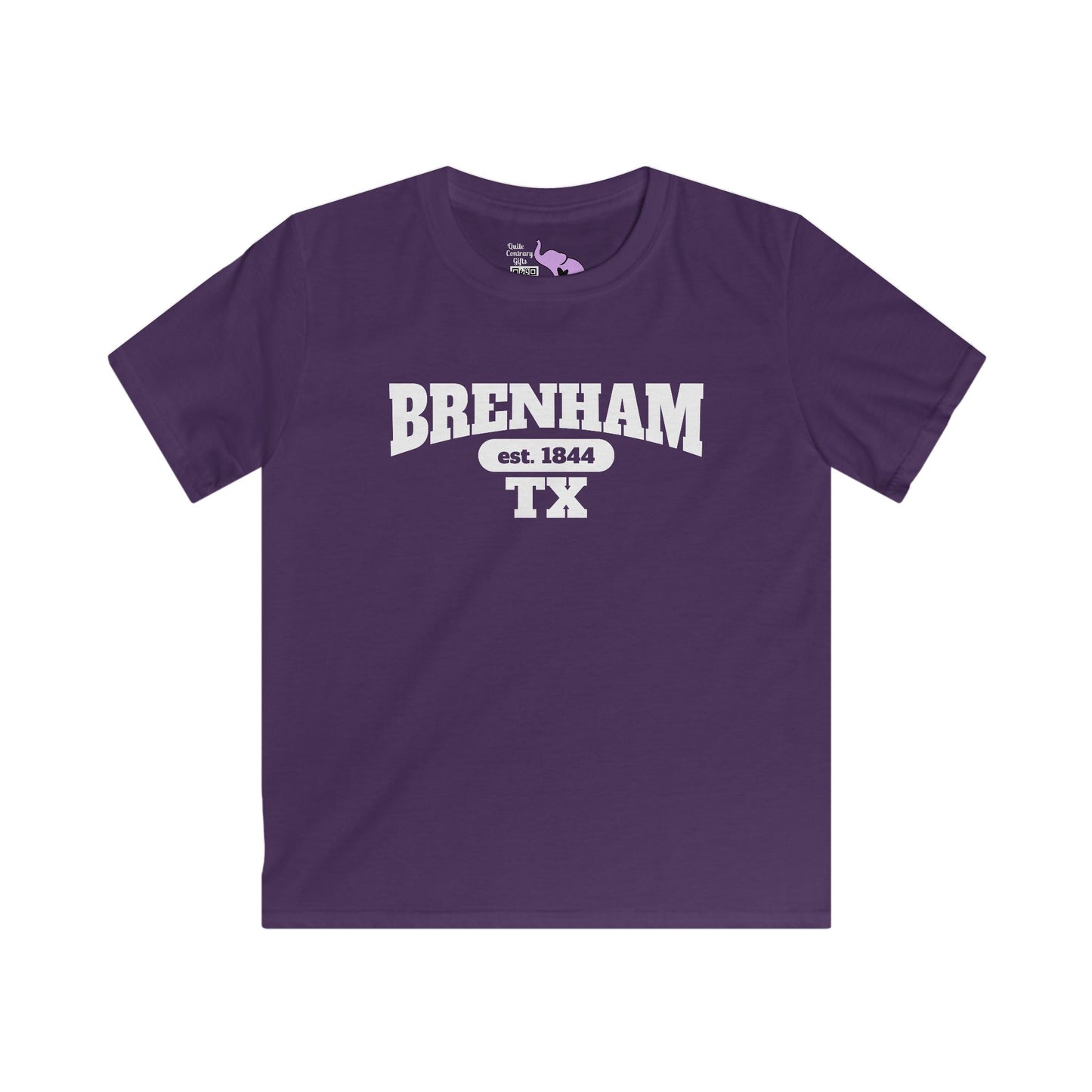 Brenham Tx Est 1844 Youth Softstyle Tee