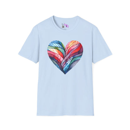 Heart of Many Colors Adult T-shirt