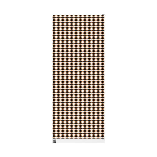 Midnight Ember Harlequin Wrapping Paper