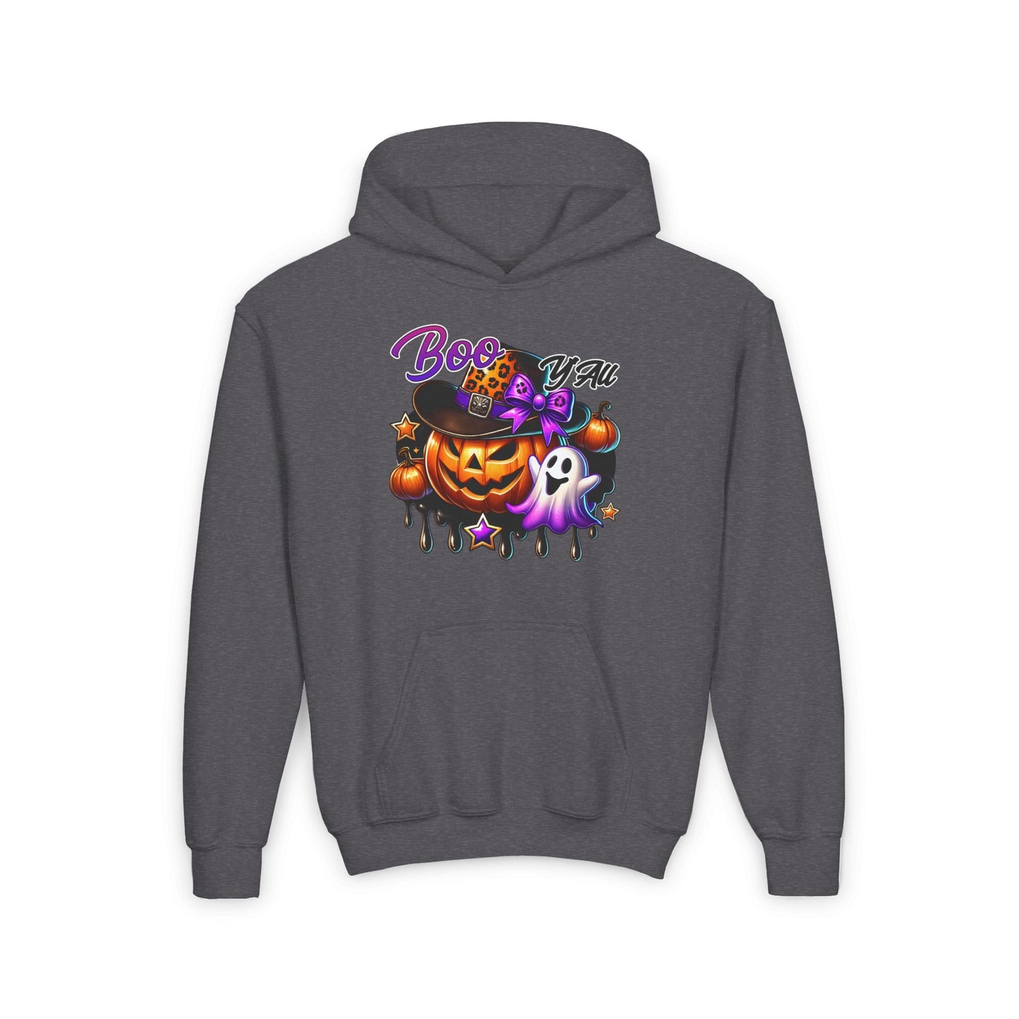 Boo Y'all Youth Heavy Blend Hoodie