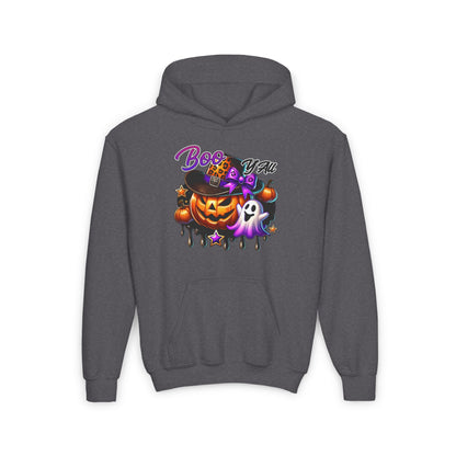 Boo Y'all Youth Heavy Blend Hoodie