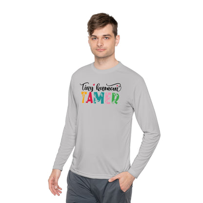 Tiny Human Tamer (Teacher) Adult Long Sleeve Tee