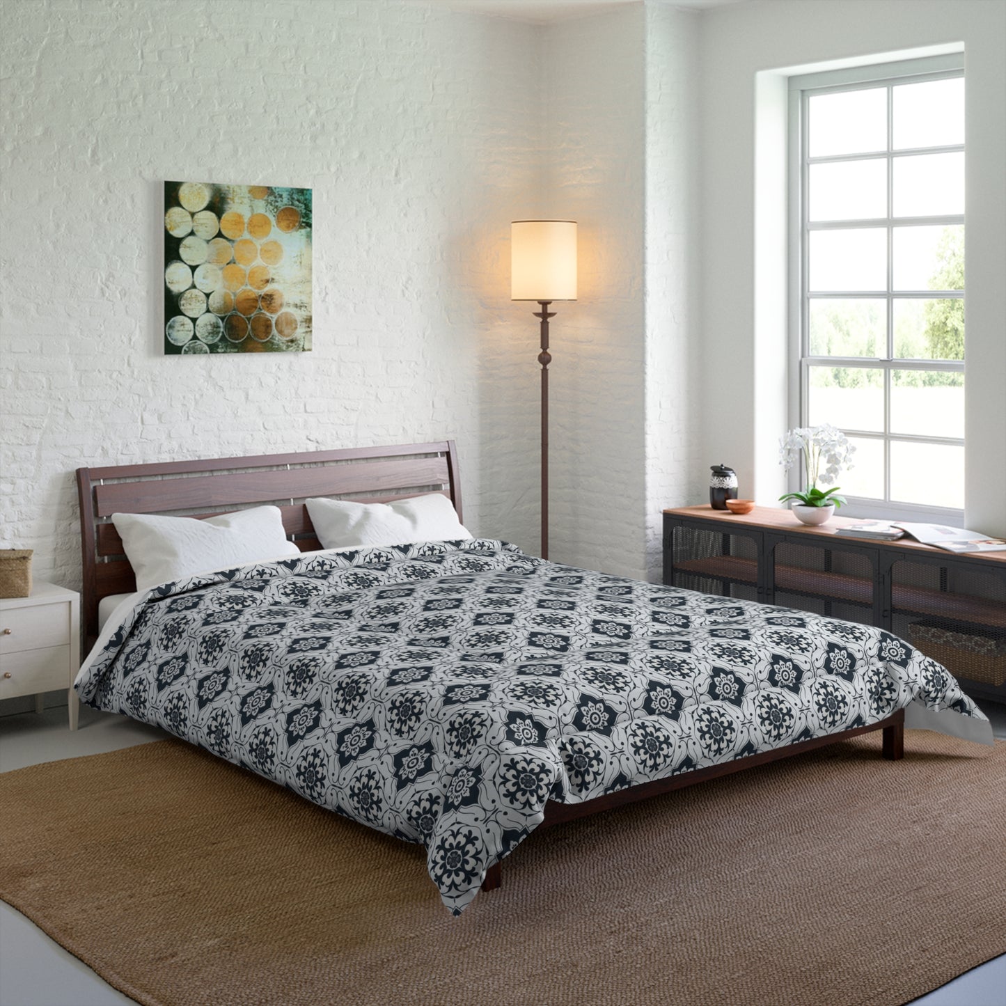 Lisbon Noir Basic Bedding Set