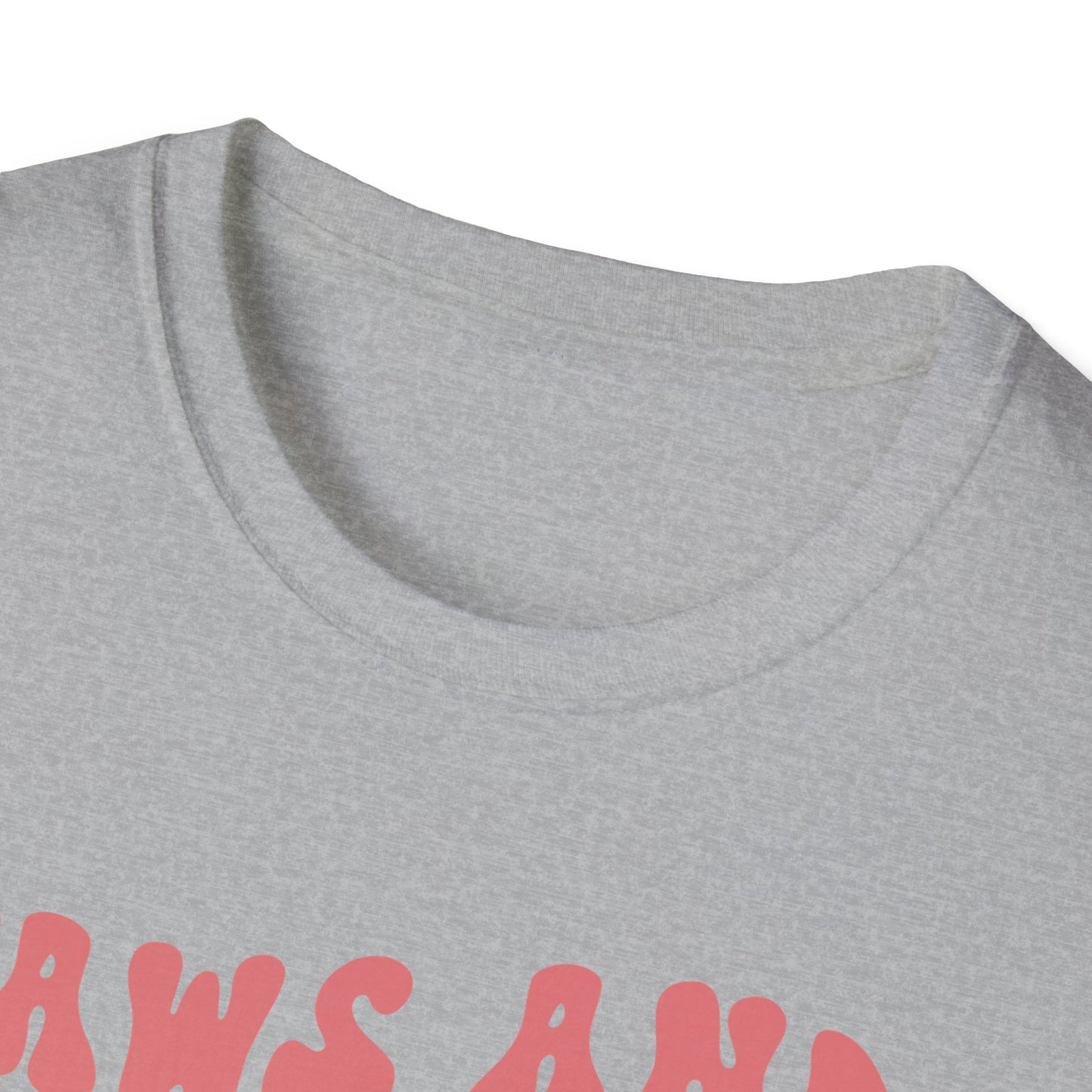 Paws And Enjoy The Little Things Adult T-shirt