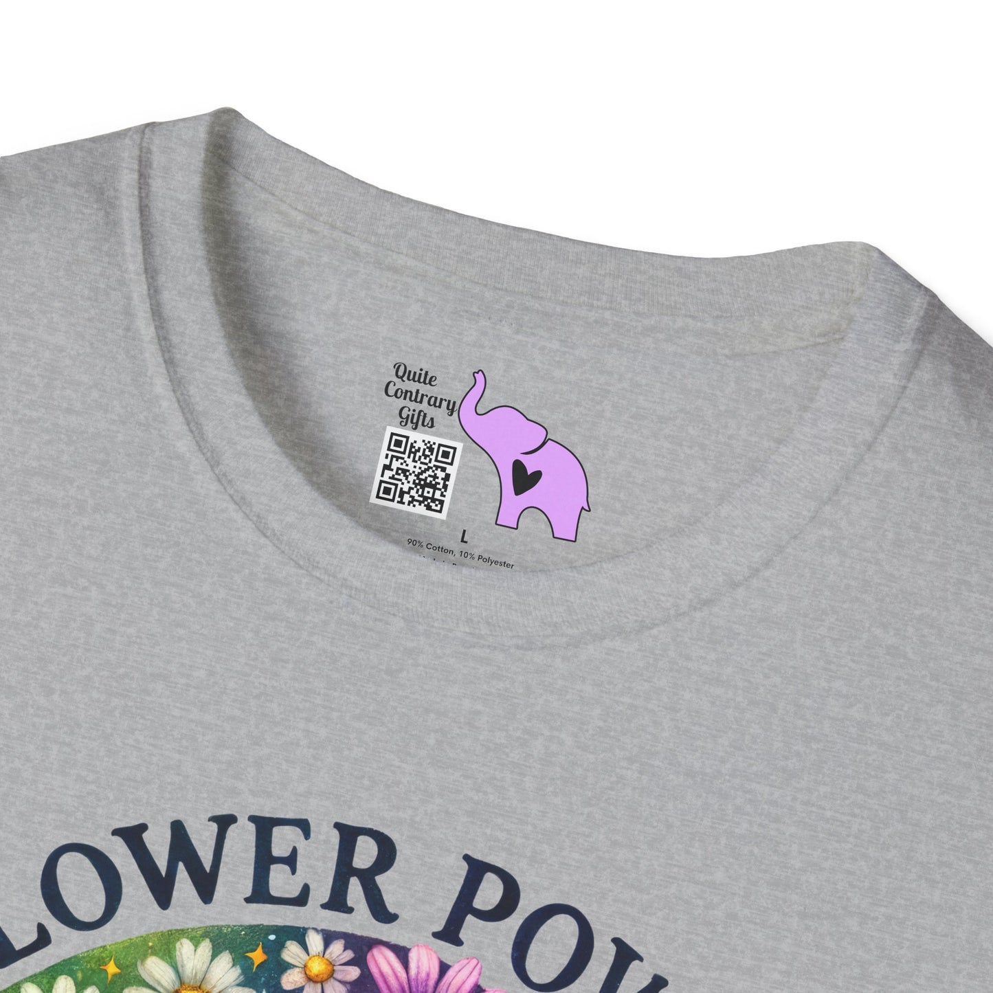 Flower Power Forever Adult T-shirt