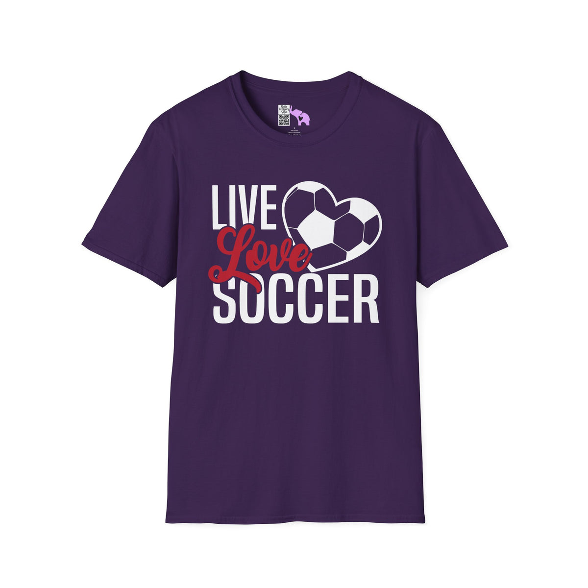 Live Love Soccer Adult T-shirt