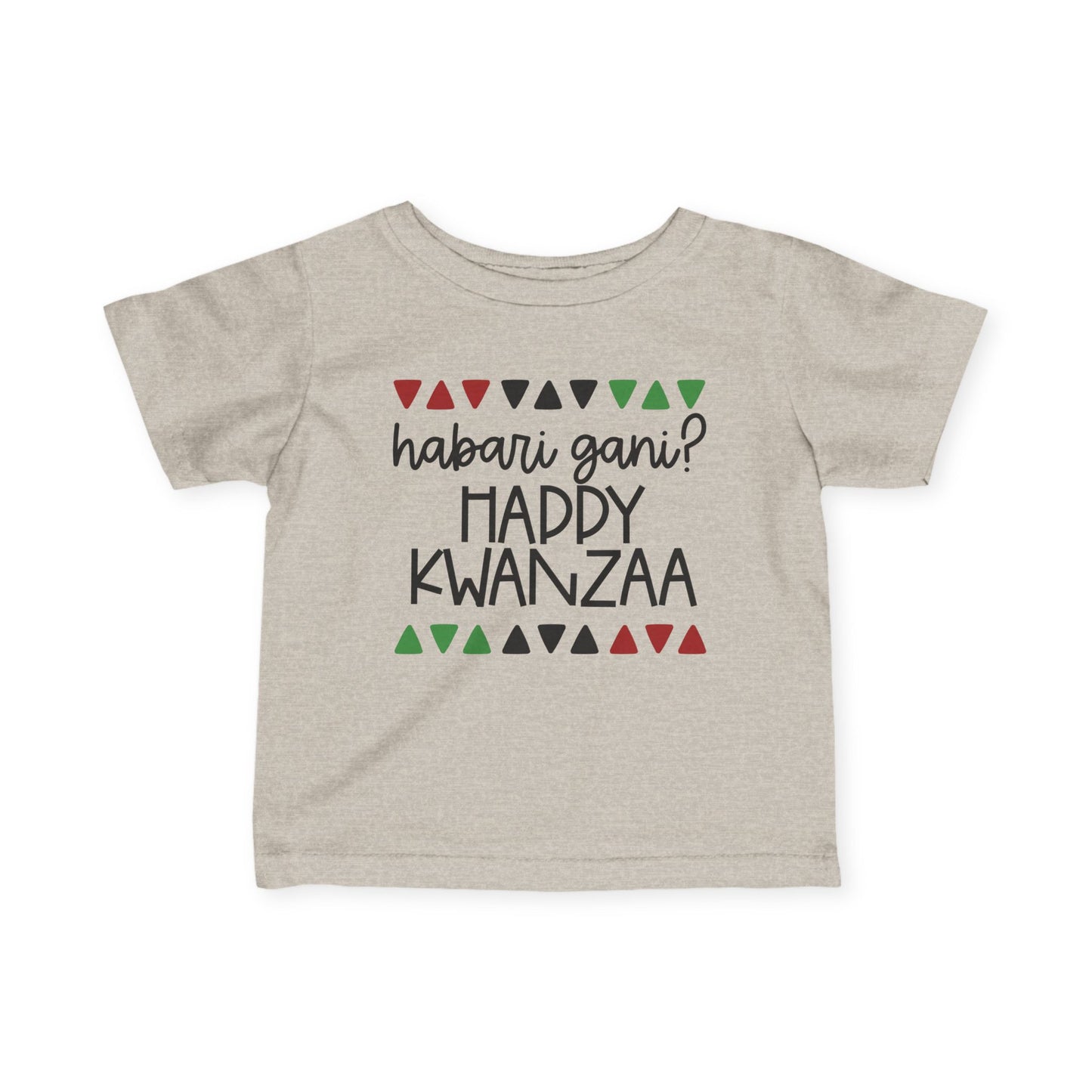 Habari Gani? Happy Kwanzaa Infant Soft T-Shirt
