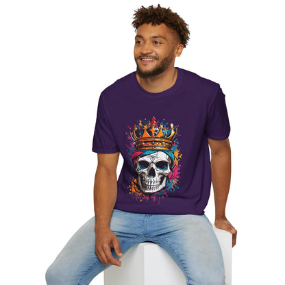 Colorful Crowned Skull T-shirt