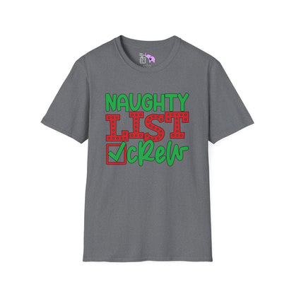 Naughty List Crew Adult T-shirt