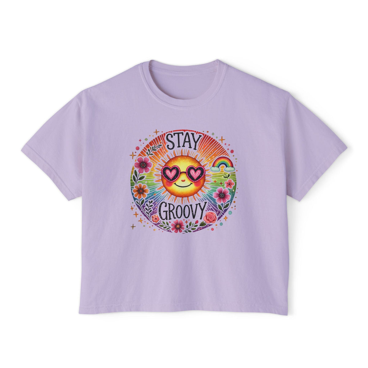 Stay Groovy Women's Boxy Tee