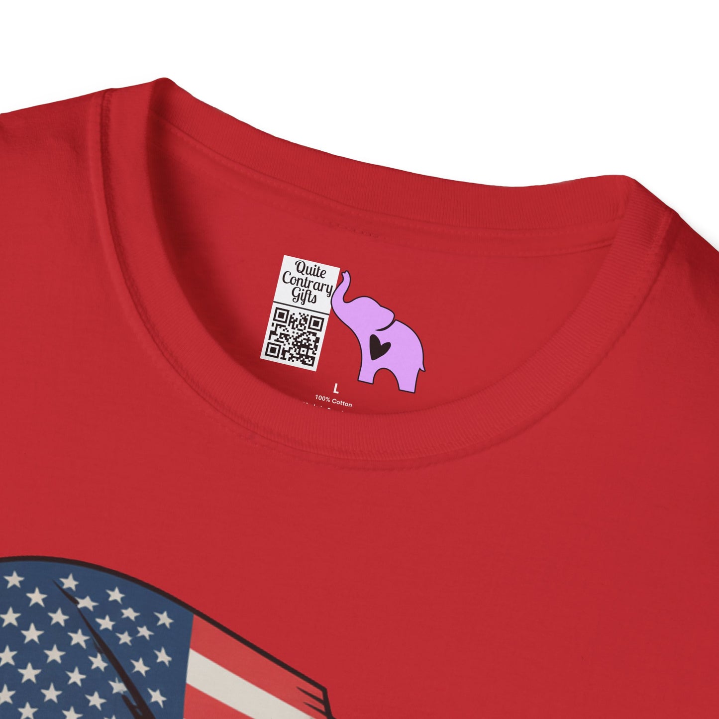 Patriotic Bigfoot Adult T-shirt