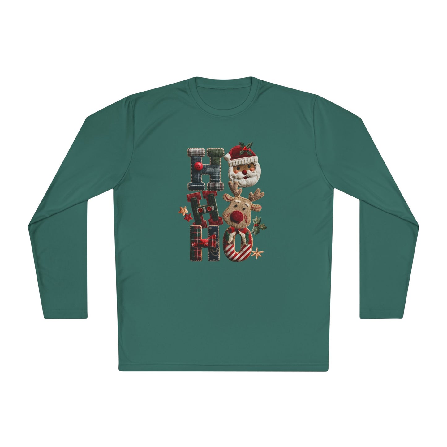 Ho Ho Ho Adult Long Sleeve Tee