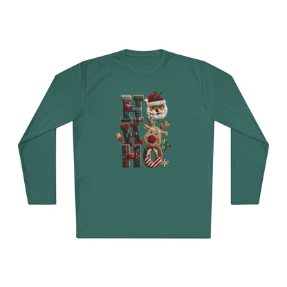 Ho Ho Ho Adult Long Sleeve Tee
