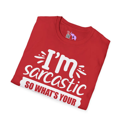 I'm Sarcastic So What's Your Superpower Adult T-shirt