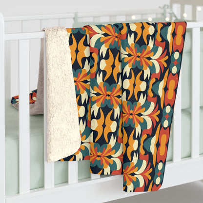 Autumn Kaleidoscope Fleece Blanket