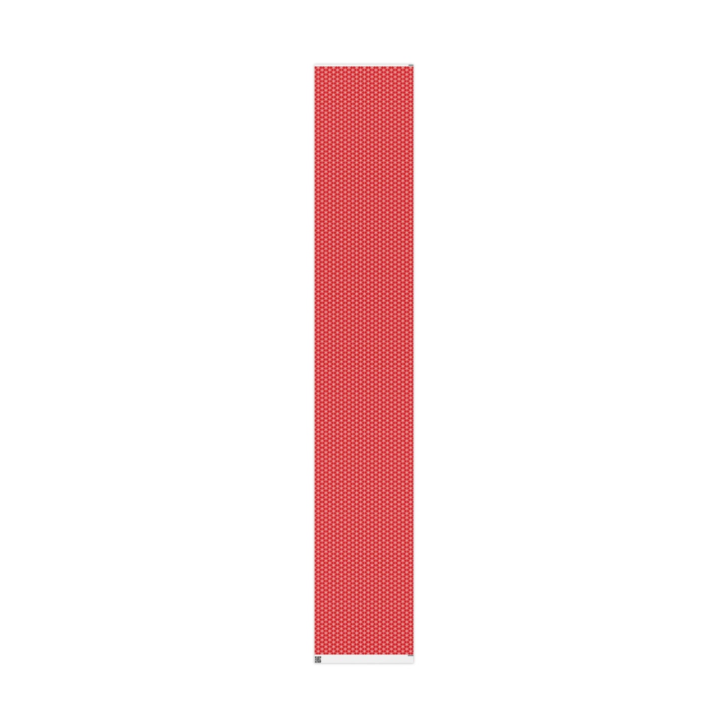 Snowfall on Red Wrapping Paper