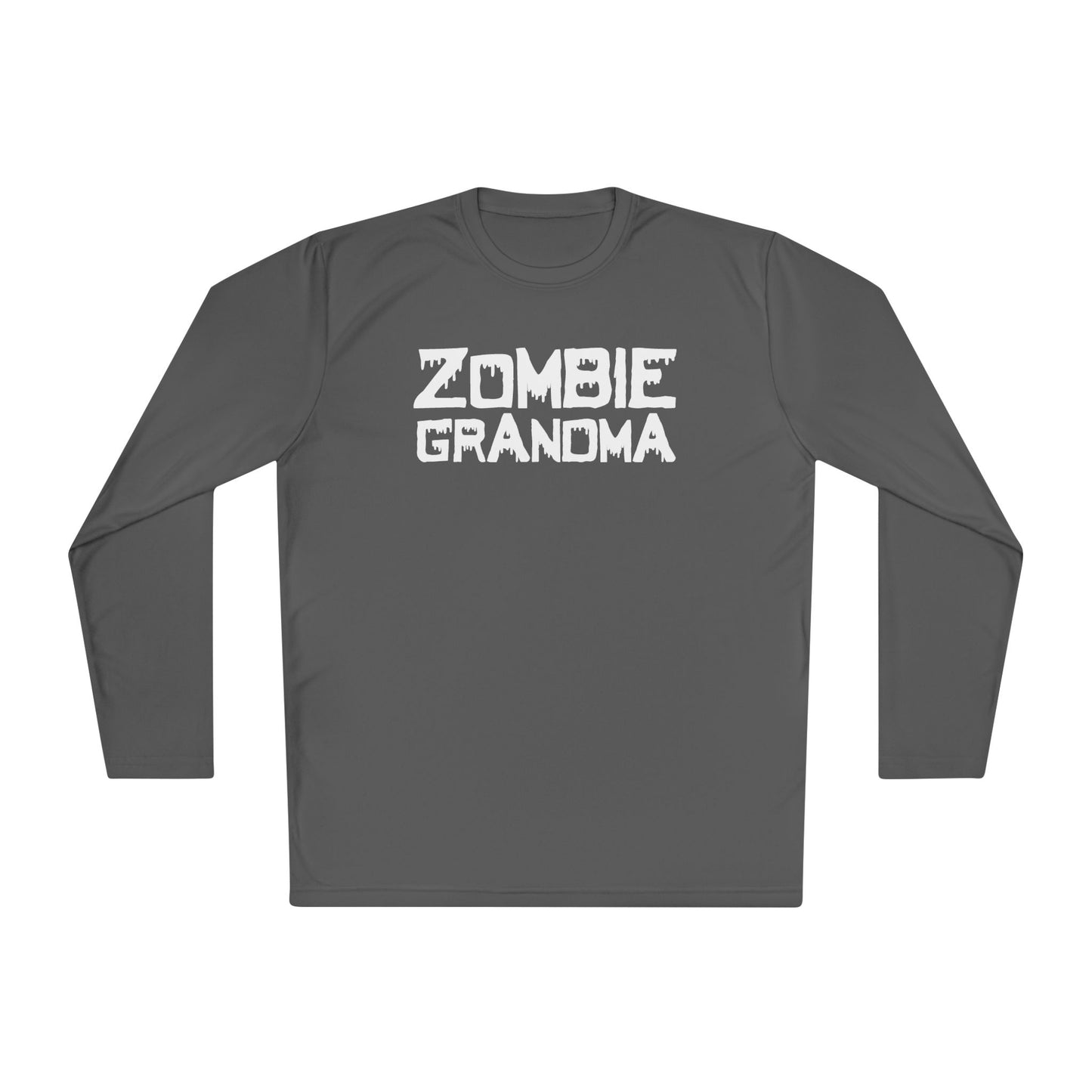 ""Zombie Grandma Adult Long Sleeve Tee