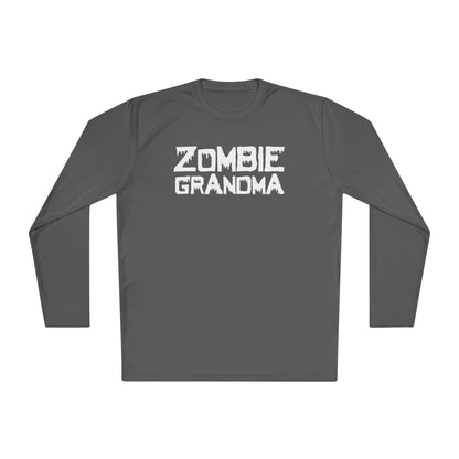 ""Zombie Grandma Adult Long Sleeve Tee