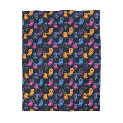 Neon Haunters Microfiber Duvet Cover