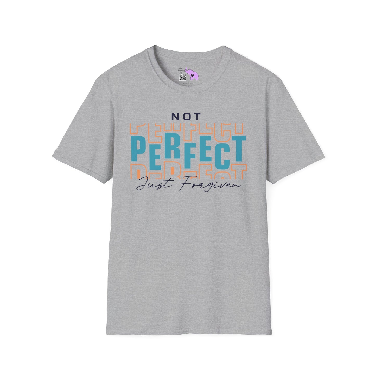 Not Perfect Just Forgiven Adult T-shirt