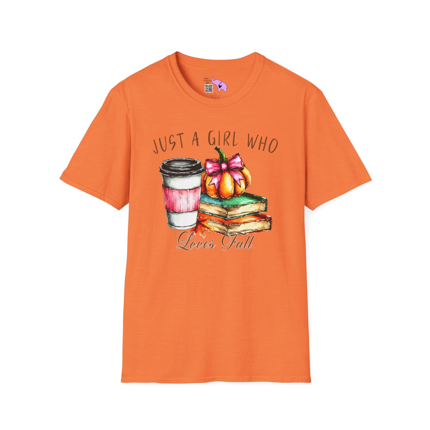 Just A Girl Who Loves Fall Adult T-shirt