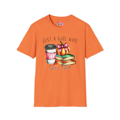 Just A Girl Who Loves Fall Adult T-shirt