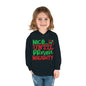 Nice Until Proven Naughty 2 Toddler Pullover Fleece Hoodie