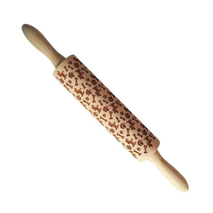 Decorative Embossed Rolling Pins for Baking