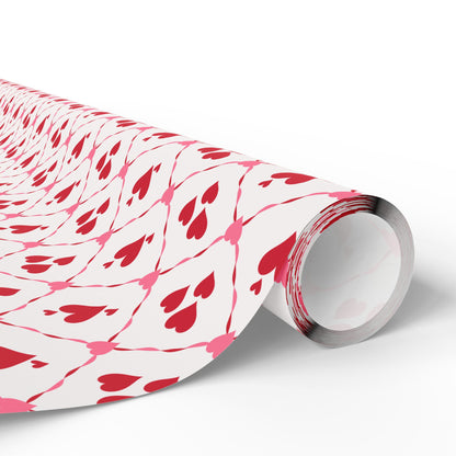 Cupid’s Lattice Wrapping Paper