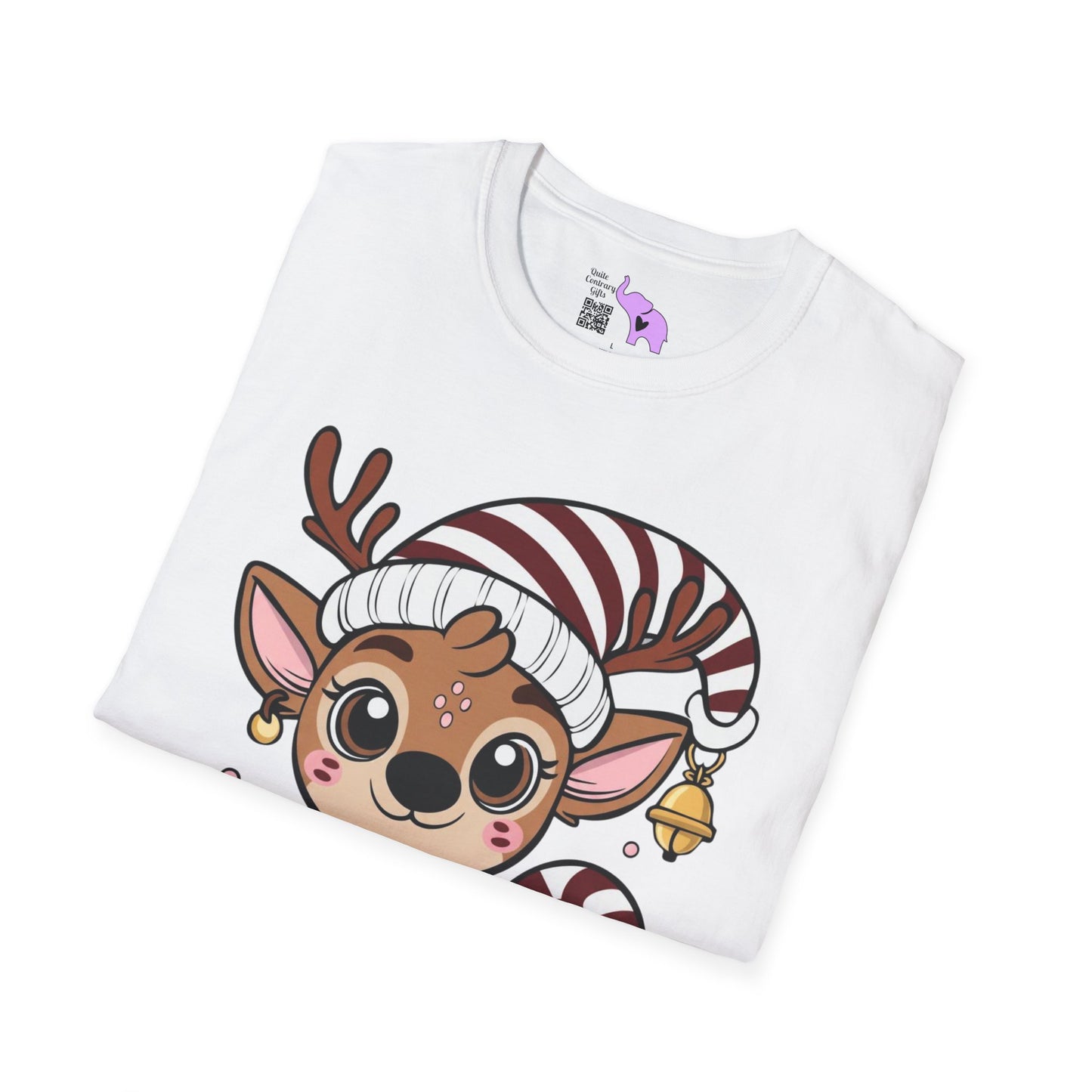 Santa's Little Deer Adult T-shirt