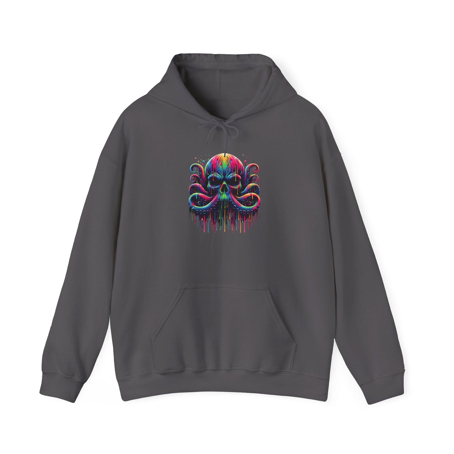 Colorful Skeleton Octopus Heavy Blend™ Hooded Sweatshirt