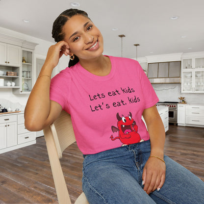 Lets Eat Kids Good Grammar Saves Lives Adult T-shirt