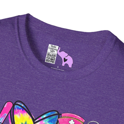 Peace Love Nursing Adult T-shirt