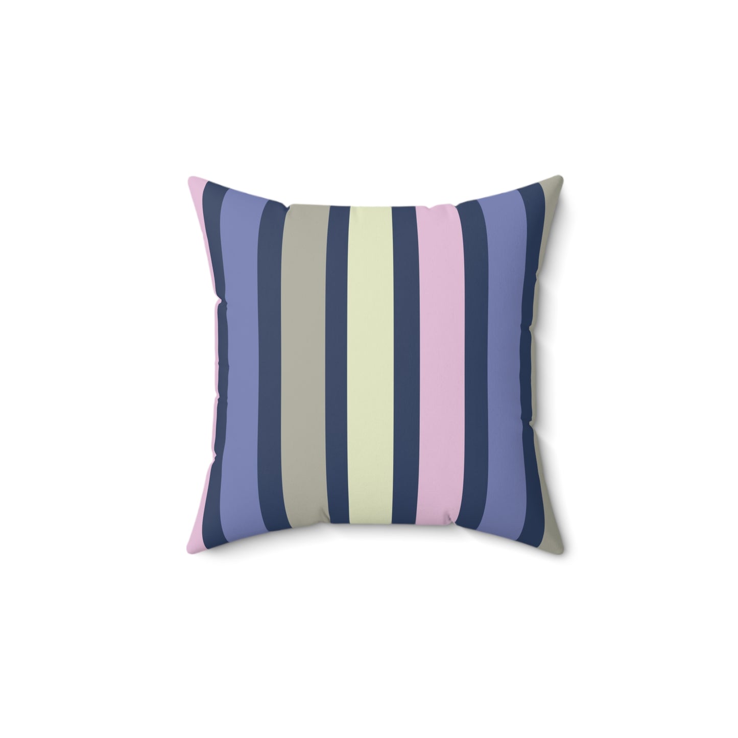 Earthy Stripes Throw Pillow