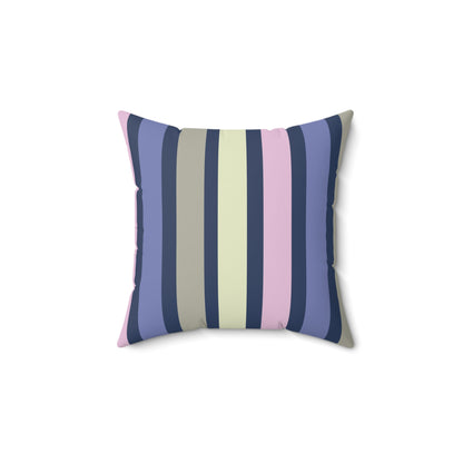 Earthy Stripes Throw Pillow