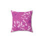 Blush Peony Garden Throw Pillow