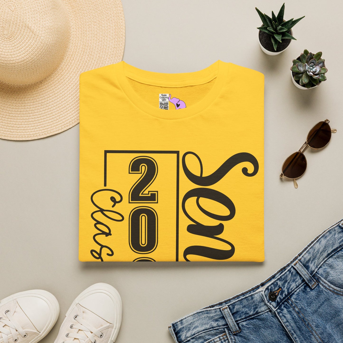 Vertical Class of 2027 Senior Adult T-shirt