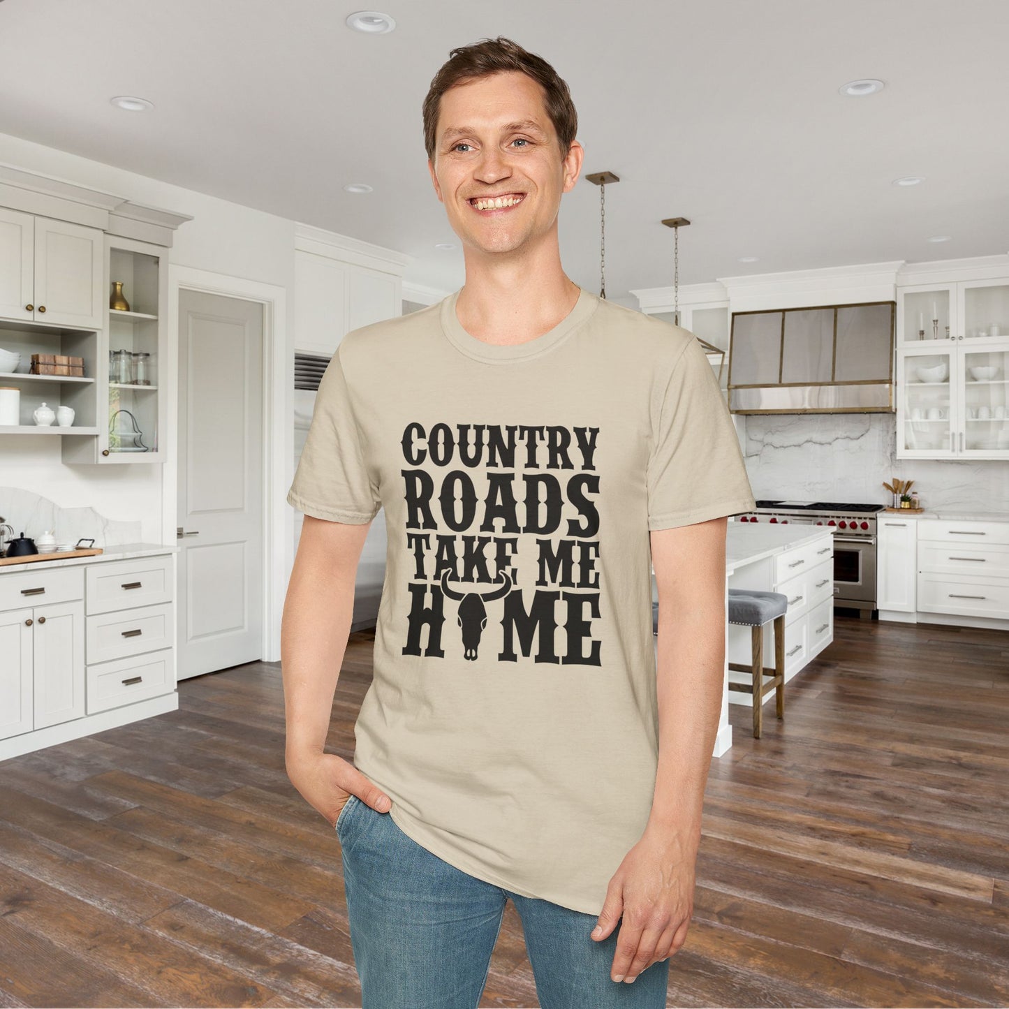 Country Roads Take Me Home Adult T-shirt