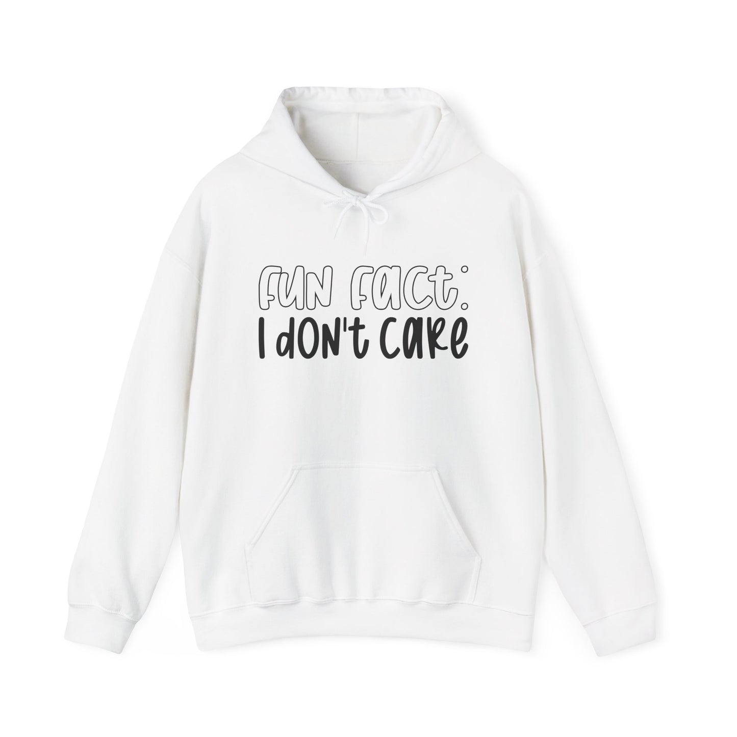 Fun Fact I Don't Care Adult Heavy Blend™ Hoodie