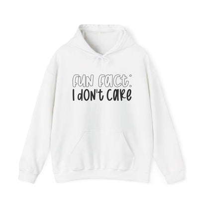Fun Fact I Don't Care Adult Heavy Blend™ Hoodie