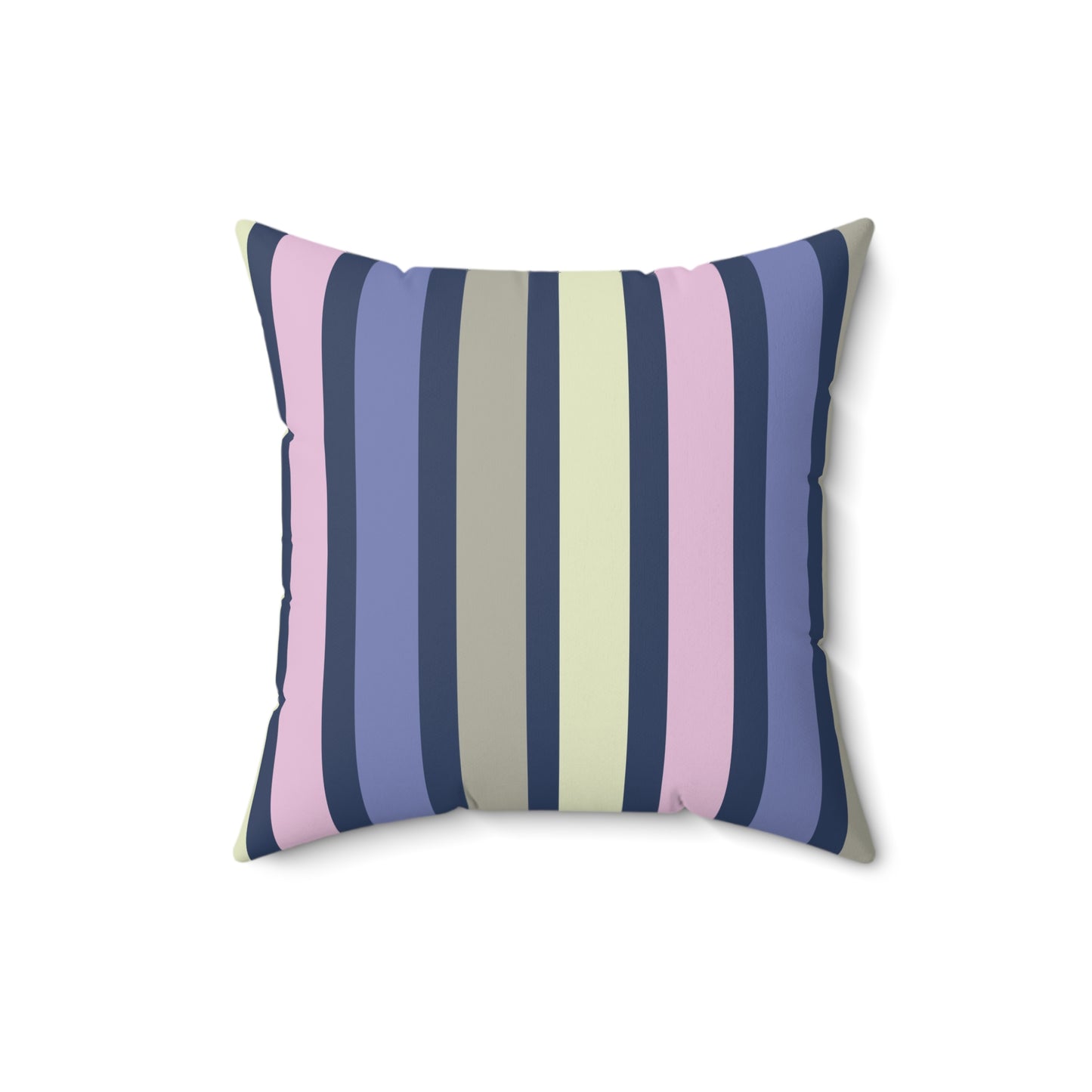 Earthy Stripes Throw Pillow