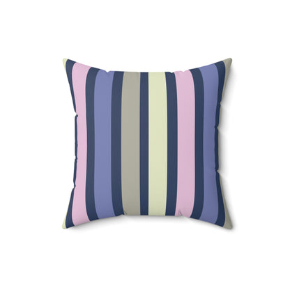 Earthy Stripes Throw Pillow