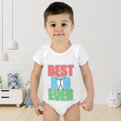 Best Kid Ever (Colorful) Infant Baby Rib Bodysuit